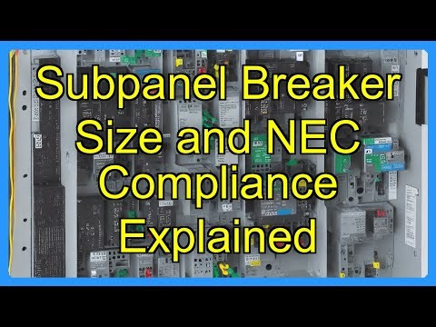 Subpanel Breaker Size and NEC Compliance Explained