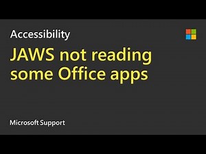 JAWS screen reader isn't reading applications | Office 365 |Word | Excel | Power Point| Microsoft