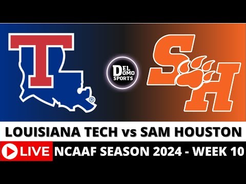 LOUISIANA TECH VS SAM HOUSTON LIVE 🏈 NCAAF COLLEGE FOOTBALL Play-by-Play - Week 10 - OCT 29, 2024