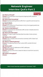 Top Network Engineer Interview Questions & Answers – Part 2, #careergrowth #itjobs #techinterview