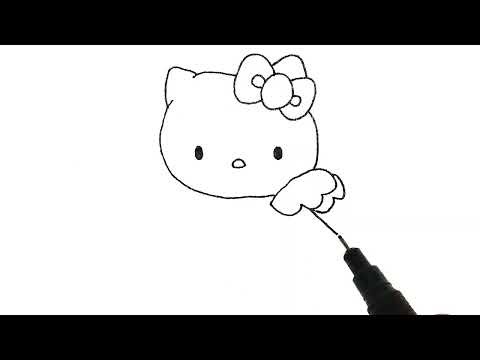 How to Draw Hello Kitty Easy | Step by Step Cute Drawing Tutorial