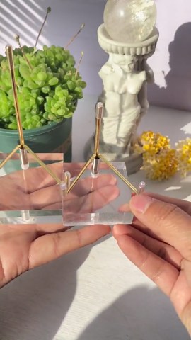 Adjustable Display Stand for Mineral Specimen , Home Decor , Acrylic Square Base , Crystal Slice Stand Base , Birthday Gift , Special Gifts - Etsy
