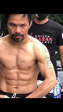 Ugas Maybe In Trouble! Manny Pacquiao flexing for cameras RIPPED AND READY for Ugas | Esnews boxing