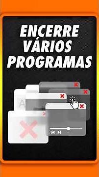 COMO ENCERRAR A FORÇA VÁRIOS PROGRAMAS OU PROCESSOS PELO CMD (PROMPT DE COMANDO)
