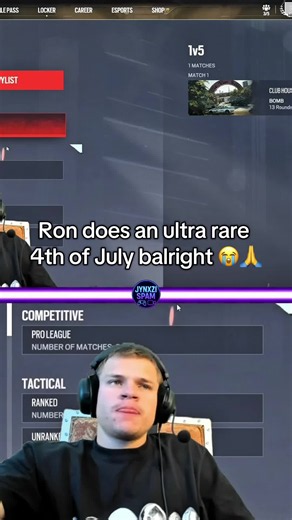 Ron does an ultra rare 4th of July balright 😭🙏 #jynxzi #stableronaldo #balright #rare #fypシ゚viral
