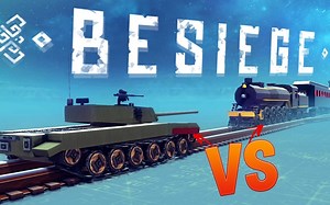 Besiege - 火车碰撞，工作摩托车，林业设备等
