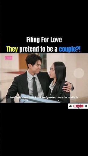 They pretended to be a fake couple… and caught real feelings. #kdrama #filingforlove