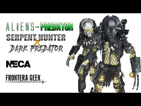 NECA PREDATOR SERPENT HUNTER x DARK Custom - Review en Español | Unboxing - NECA Predator Reviews