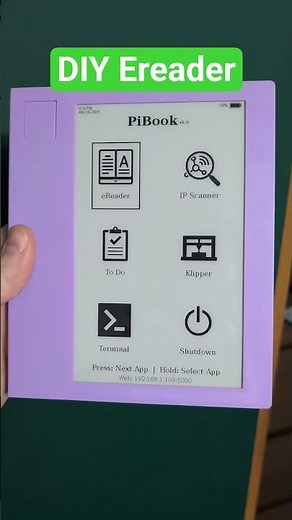 DIY eReader called PiBook