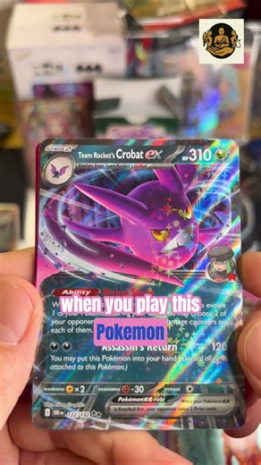 Team Rocket's Crobat: Devastating Damage Counters! #shorts