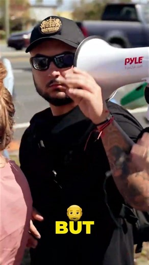 'I'm a YouTuber': Protesters react to Kaitlin's job