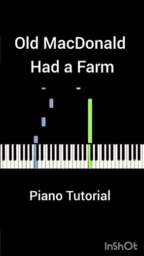 Old MacDonald Had a Farm - Easy Piano Tutorial