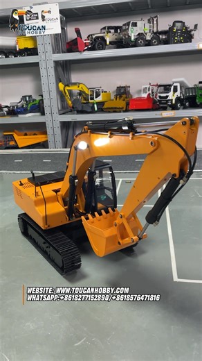 Check out this 1/12 scale metal hydraulic excavator from JDMODEL, which combines exquisite realistic appearance with outstanding performance! #RCmodel #RCworld #RClife #RClover #RCcommunity #RCtoys #RC #Excavator #Toucanhobby | JDModel RC construction truck