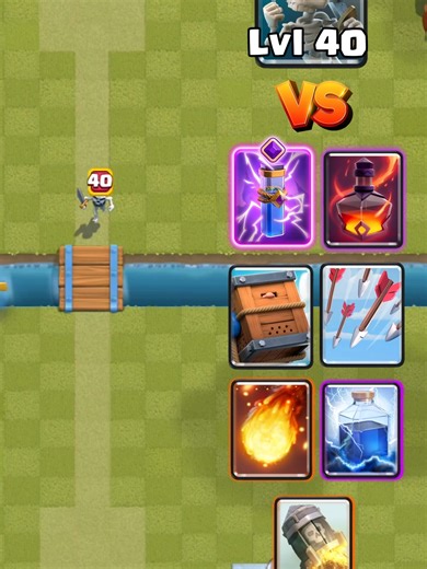 Level 40 Larry Battles Spells in Clash Royale