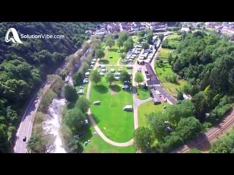 Camping Altenahr in der Eifel - Nürburgring Adenau Campingplatz Ahr Ahrtal (Drohnenaufnahmen)