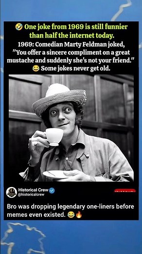 Marty Feldman's 1969 Joke Still Hits Hard Today 😂