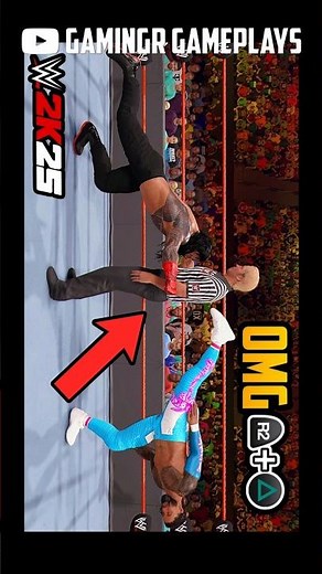 100 Finishers to Referee in WWE 2K25 (insane!) #wwe2k25 #wwe #gaming