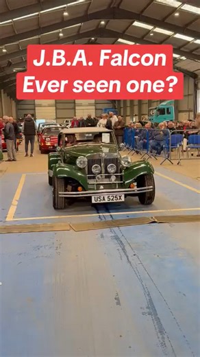 Educate us all in the comments below. What, exactly, is a 1983 J.B.A. Falcon? Ever driven one? If you were wondering how much one was worth, you’ll find out here, as this one goes in front of the rostrum at Morris Leslie Classic Vehicle Auctions. Guided £6000 - £6750, this car had a full MOT, as well as recent tyres and a stainless steel exhaust. #kitcar #classiccar #carauction #retrocar #1980s | UK Barn Finds