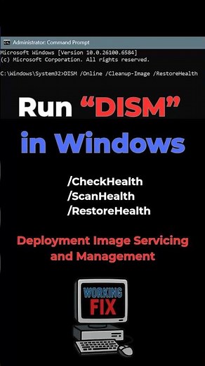 DISM Command: Repair Windows Like a Pro