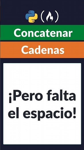Python Cómo Unir o Concatenar Cadenas de Caracteres (Strings) | Ejemplo #Shorts