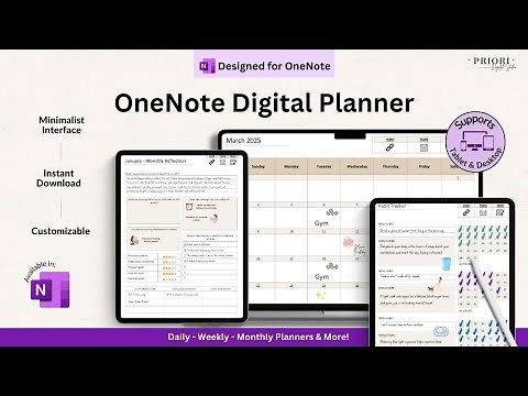 OneNote Planner Tutorial - Upload your Notebook to OneDrive - Remove Warning Message OneNote