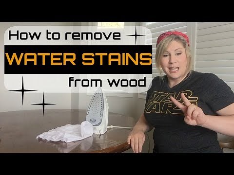 Remove Water Stains from Wood for Good!