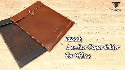 Leather Paper Folder Portable easy to Carry
