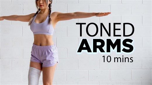 10 Mins Toned Arms Workout No Equipment
