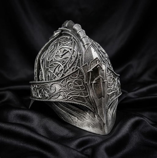 Gothic Knight Helmet | Dark Fantasy Elden Style Cosplay Armor Helm - Etsy