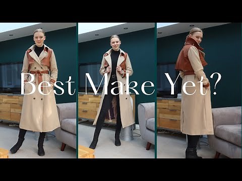 Best Make Yet? || Constructing a Trench Coat || Sewing Tutorial || Women's Tailoring