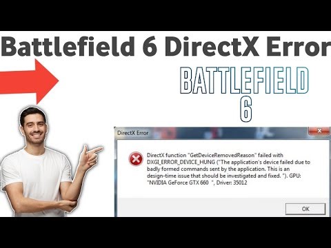 FIX Battlefield 6 DXGI_ERROR_DEVICE_HUNG - DirectX Error ( 2026)