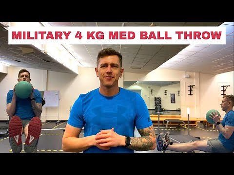 British Army Medicine Ball Throw Procedure For The Army Assessment Centre | AOSB | RFT