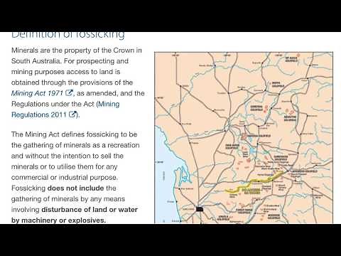 Gold in Australia - Rules & Regulations for Gold Detecting PART 2 - TAS & SA