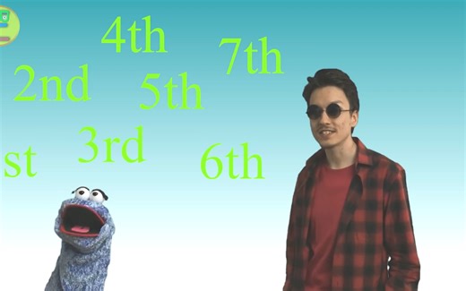 Ordinal Numbers Song First Second Third Song1-10序数词歌曲（英文）
