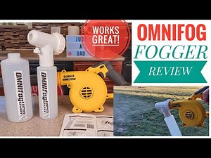 OmniFog ULV Cold Fogger Review with DEWALT Cordless Blower Works Great!!!