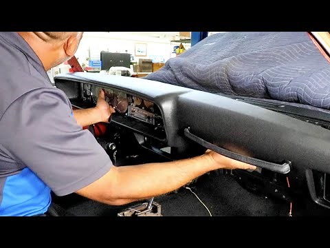 Installation of NPD Exclusive 1970 71 72 73 74 75 76 77 78 79 80 81-1981 Firebird Trans Am Dash Pad