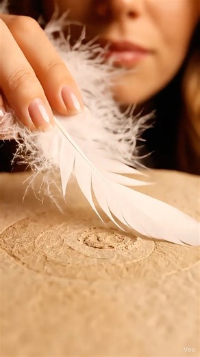 ASMR Feather Triggers for Ultimate Relaxation | Gentle Touch, Soft Whispers & Floating Sounds in 4K