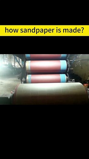 how sandpaper is made?