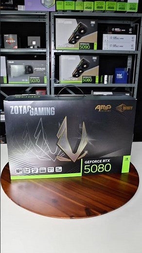 Unboxing Zotac Gaming RTX 5080 AMP Extreme Infinity with Complete PC Build #shorts #pcgaming