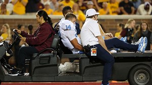 North Carolina QB Max Johnson's leg injury gets encouraging update from father