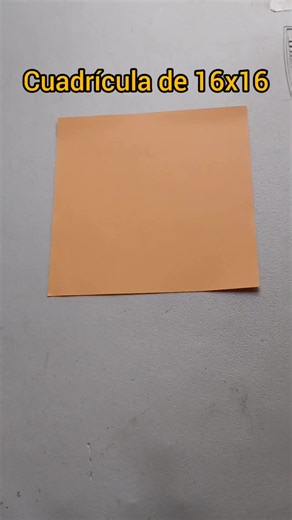 Cómo hacer cuadrícula de 16x16 en papel - Tutorial fácil