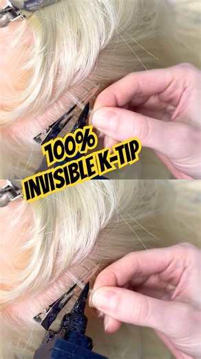 How to Make Invisible K-Tip Bonds | My Secret Micro-Rolling Technique | k-tips hair extensions