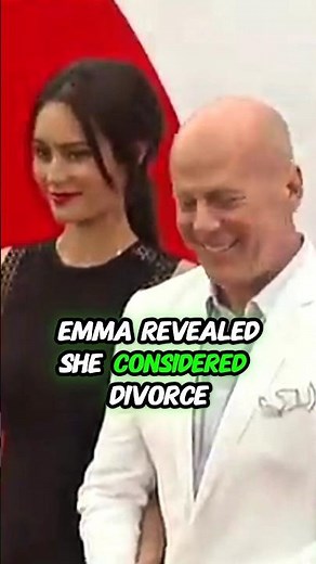 Bruce Willis’ Wife Emma Reveals She Considered Divorce Before His Dementia Diagnosis 💔😢