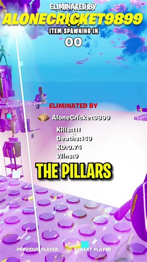 I was losing every round in The Pillars until I started using this secret item 🤫 #fortnite #fortnitemap #thepillars #fortnitecreative #pillarsfortnite