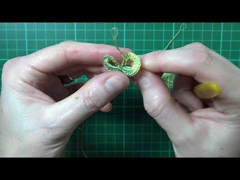 Irish Crochet Lace Tutorial 3 Shamrock Motif