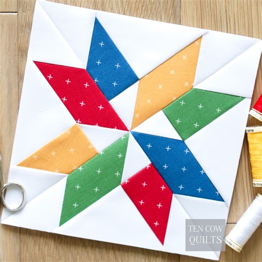 Pinwheel Woven Star, 6 Sizes Included, Quilt Patterns, Quilt Block, Foundation Paper Pieced, FPP, PDF Download - Etsy