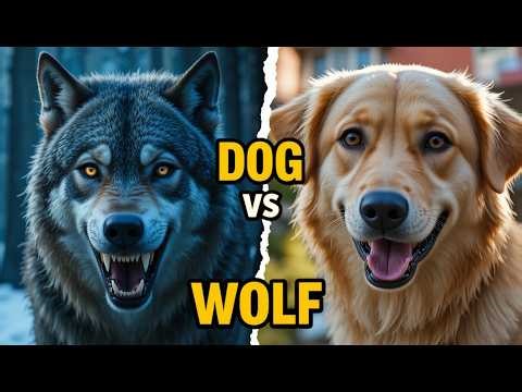 Comparison Between Dogs and Wolves | Nature Explained|From Wild Predators to Loyal Friends