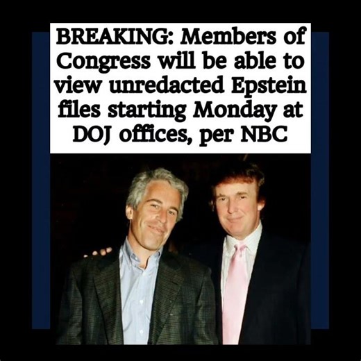 BREAKING: Congress to view UNREDACTED Epstein files starting Monday 🗂️👀 | #EpsteinFiles #shorts