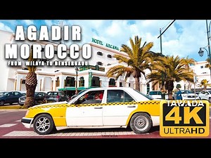 The New Agadir walking tour - Morocco 4K UHD