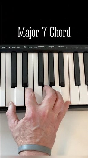 Maj 7, Dom 7, Min 7 chords explained #musictheory #chords #music